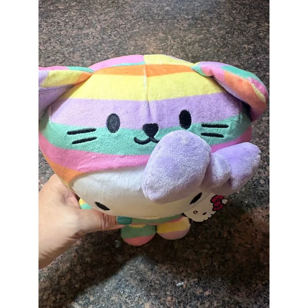 Hello Kitty Pastel Striped Cat Costume Plush - Picture 6 of 16